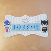 C&F Wooden Rocking Horse Ribbon Name Plate - Kids Haven